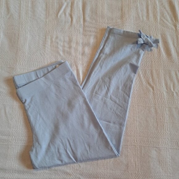 Lilly Pulitzer girls size XL light blue cropped pants - Picture 1 of 5